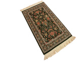 handmade Traditional Gasvin Green Pink Hand Knotted RECTANGLE 100% WOOL area rug 2x4